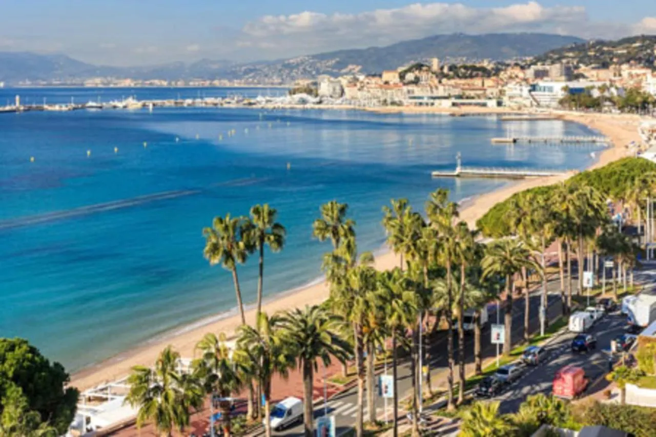Cannes Palm Beach Top Floor Terrace ! Saint James